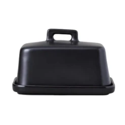 Maxwell & Williams Epicurious Butter Dish Black