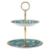Maxwell & Williams Kasbah Cake Stand 2 Tier Mint