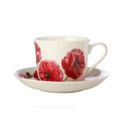 Maxwell & Williams Katherine Castle Floriade Breakfast Cup & Saucer 480ML Ranunculus JY0035