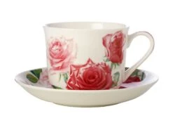 Maxwell & Williams Katherine Castle Floriade Breakfast Cup & Saucer 480ML Roses JY0032 -Maxwell & Williams maxwell williams cup saucer maxwell williams katherine castle floriade breakfast cup saucer 480ml roses jy0032 29435400880217