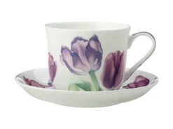 Maxwell & Williams Katherine Castle Floriade Breakfast Cup & Saucer 480ML Tulips JY0036 -Maxwell & Williams maxwell williams cup saucer maxwell williams katherine castle floriade breakfast cup saucer 480ml tulips jy0036 29435546206297
