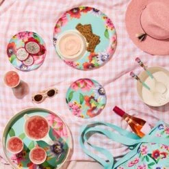 Maxwell & Williams Balinese Garden Bamboo Side Plates, Set Of 4 -Maxwell & Williams maxwell williams cups saucers maxwell williams balinese garden bamboo side plates set of 4 29856586432601