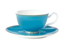 Maxwell & Williams Teas & C's Classic Footed Cup & Saucer 200ml Aqua HV0178 -Maxwell & Williams maxwell williams cups saucers maxwell williams teas c s classic footed cup saucer 200ml aqua hv0178 29839176466521