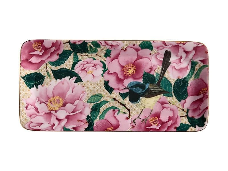 Maxwell & Williams Teas & C's Silk Road Rectangle Platter 25x12cm White 3 Maxwell & Williams Teas & C's Silk Road Rectangle Platter 25x12cm White - Image 3