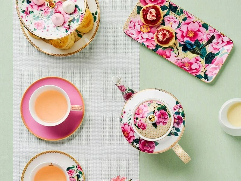 Maxwell & Williams Teas & C's Silk Road Rectangle Platter 25x12cm White 2 Maxwell & Williams Teas & C's Silk Road Rectangle Platter 25x12cm White - Image 2