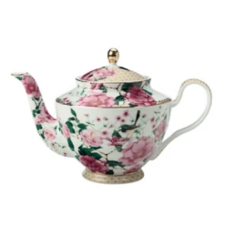 Maxwell & Williams Teas & C's Silk Road Teapot With Infuser 1 Litre White
