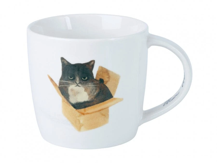 Maxwell & Williams Feline Friends Mug Cat In A Box 400ml DX1216 2 Maxwell & Williams Feline Friends Mug Cat In A Box 400ml DX1216 - Image 2