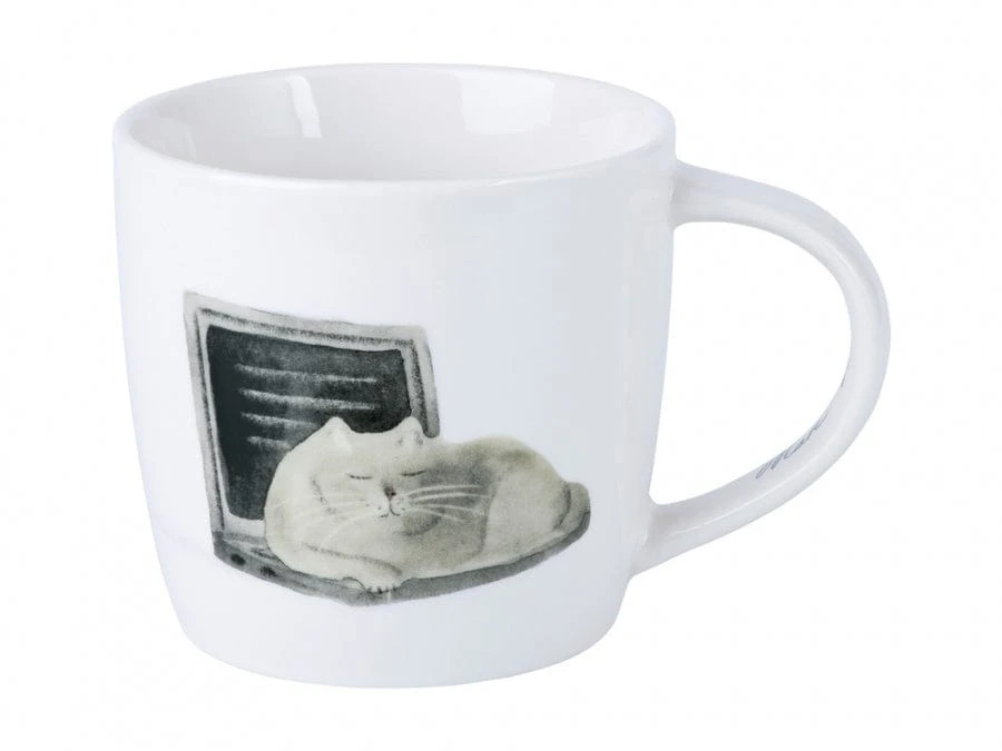 Maxwell & Williams Feline Friends Mug Computer Cat 400ml DX1214 2 Maxwell & Williams Feline Friends Mug Computer Cat 400ml DX1214 - Image 2