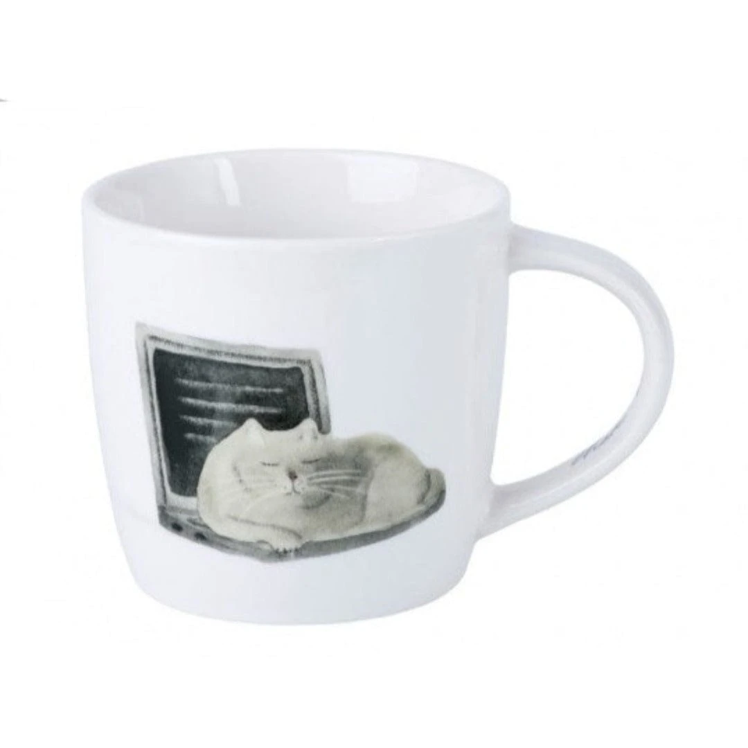 Maxwell & Williams Feline Friends Mug Computer Cat 400ml DX1214 1 Maxwell & Williams Feline Friends Mug Computer Cat 400ml DX1214