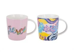 Maxwell & Williams Kasey Rainbow Be Fierce Mug Set Of 2 380ml DX1283 -Maxwell & Williams maxwell williams mug maxwell williams kasey rainbow be fierce mug set of 2 380ml dx1283 30280555135065