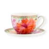 Maxwell & Williams Dahlia Daze Breakfast Cup & Saucer 400ML Sky 400ml HV0335