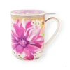 Maxwell & Williams Dahlia Daze Lidded Mug With Infuser 300ML Pink HV0360