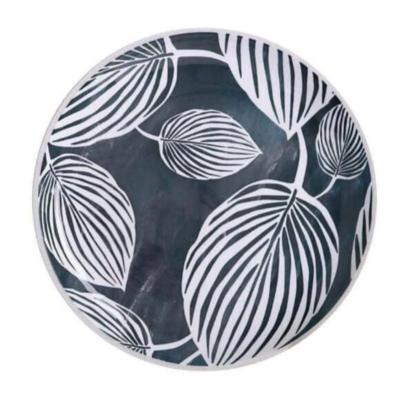 Maxwell & Williams Panama Dinner Plate 26.5cm Grey & White