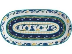 Maxwell & Williams Rhapsody Oblong Platter 33x17cm Blue -Maxwell & Williams maxwell williams platter maxwell williams rhapsody oblong platter 33x17cm blue 28457499328601