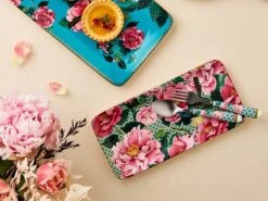 Maxwell & Williams Maxwell Williams Teas & C's Silk Road Rectangle Platter 33x15.5cm Aqua -Maxwell & Williams maxwell williams platter maxwell williams teas c s silk road rectangle platter 33x15 5cm aqua 28482112979033