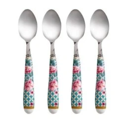Maxwell & Williams Teas & C's Silk Road Teaspoon Set Of 4 Aqua