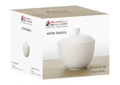 Maxwell & Williams White Basics Diamonds Sugar Bowl DV0066 -Maxwell & Williams maxwell williams sugar bowl maxwell williams white basics diamonds sugar bowl dv0066 31368770158681