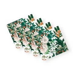 Maxwell & Williams The Blck Pen Cotton Napkin Set Of 4 45x45cm GX0418