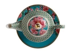 Maxwell & Williams Teas & C's Silk Road Tea For One With Infuser 380ML Aqua -Maxwell & Williams maxwell williams tea set maxwell williams teas c s silk road tea for one with infuser 380ml aqua 28478889656409