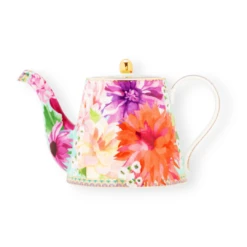 Maxwell & Williams Dahlia Daze Teapot With Infuser 1L Sky HV0333
